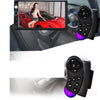 Car Stereo Double DIN Head Unit with Rear View Camera, Wired Apple CarPlay Android Auto, Bluetooth