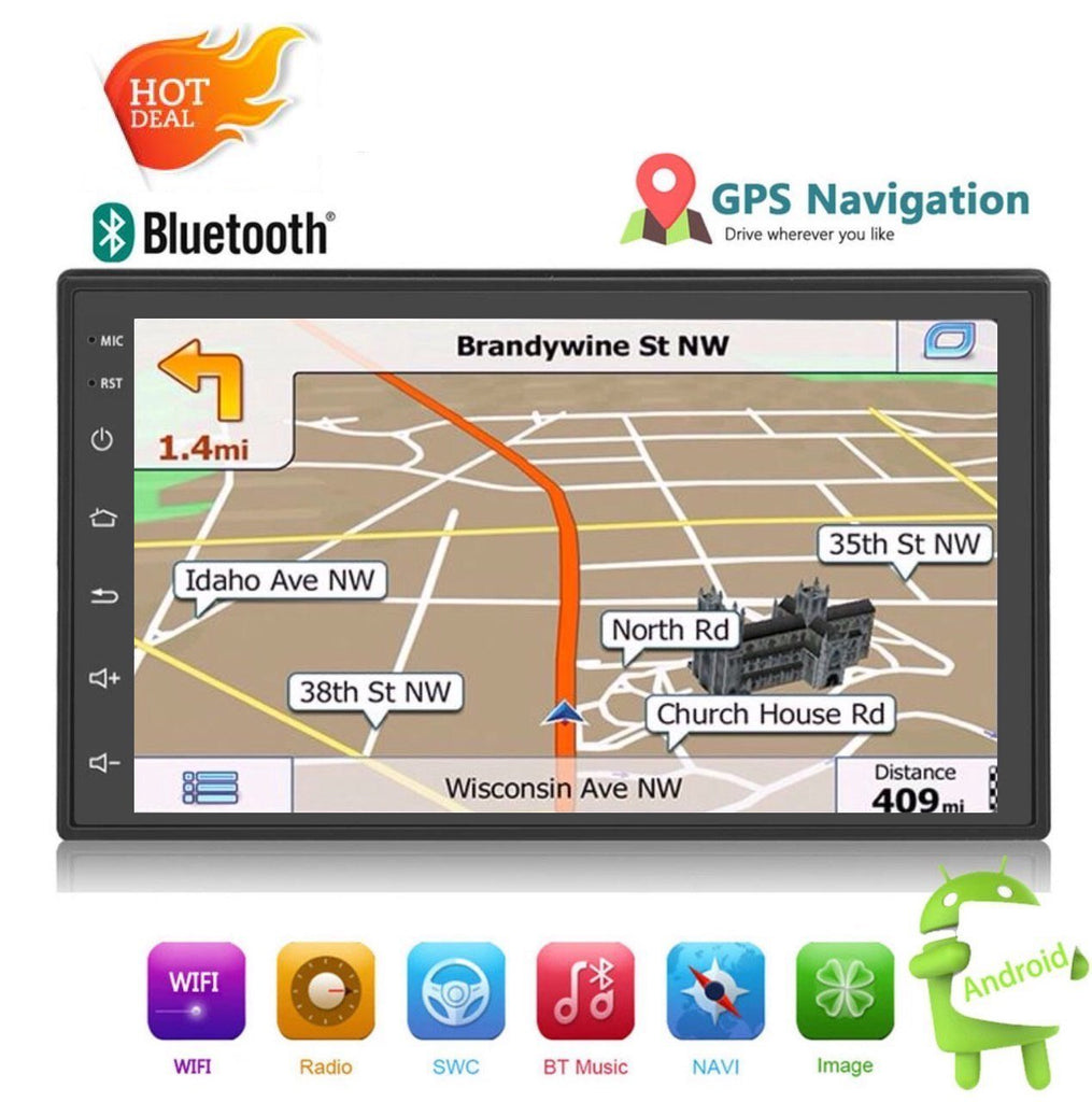 **DEAL** Car Stereo 2 DIN 7” with Reversing Camera GPS For Nissan, Toyota, Honda, Mazda