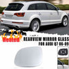 Left Antifog Heated Car Side Wind Mirror Rearview Mirror Plastic & Glass For Audi Q7 2006-2009