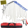 42Pcs PDR tools push Rods Dent Remover Tools Hail Damage Removal Car Ding Dent Repair Rod Hook