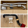 Combo Deal Downpipe and Cold Air Intake Set For VW Golf MK6 GTI 2.0 TSI, Audi A3 FWD 2.0T EA888 Engine