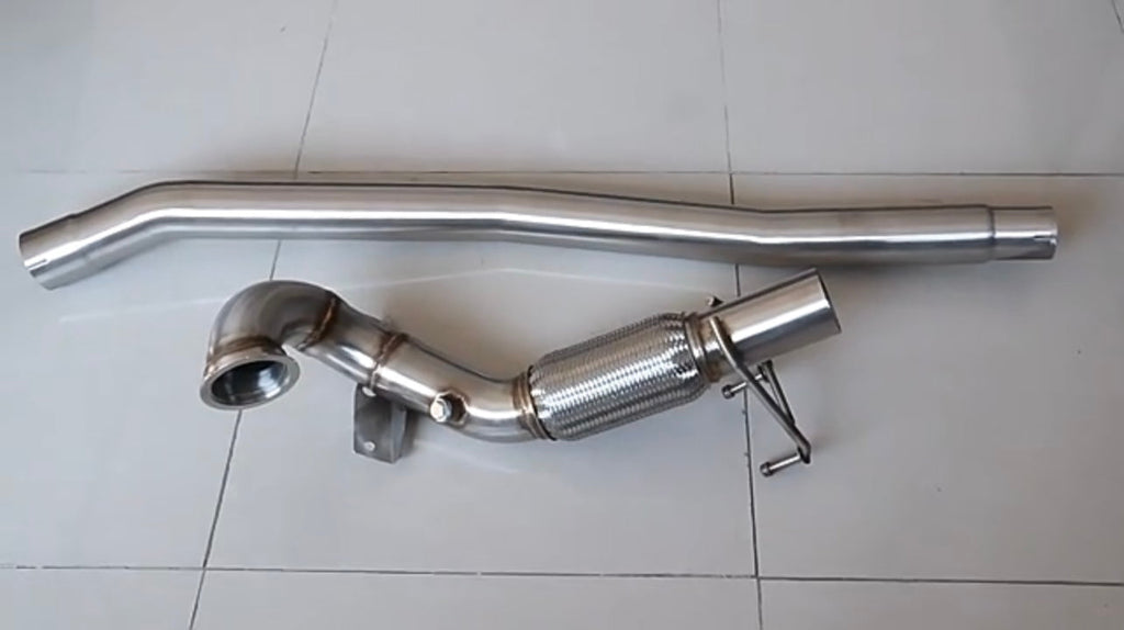 Audi S3 8V VW Golf 7R 3” Exhaust Downpipe Catless 2.0 AE888