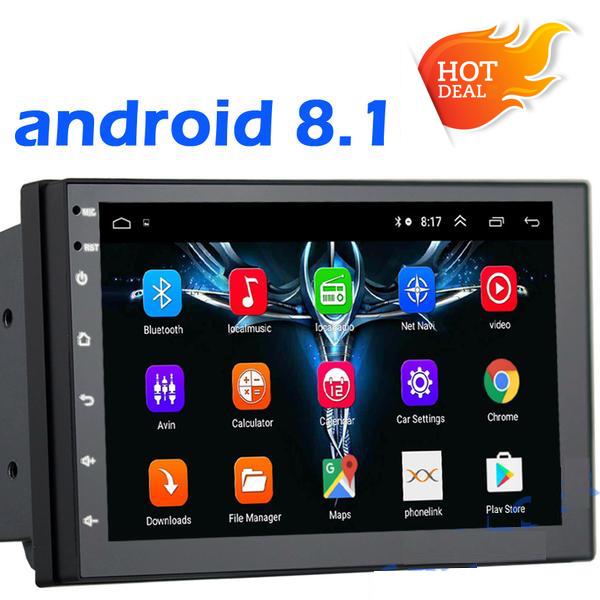 **SPECIAL!** Android 8.1 Car Stereo 2 DIN 7” + Mitsubishi Harness, GPS Navigation, Bluetooth, USB