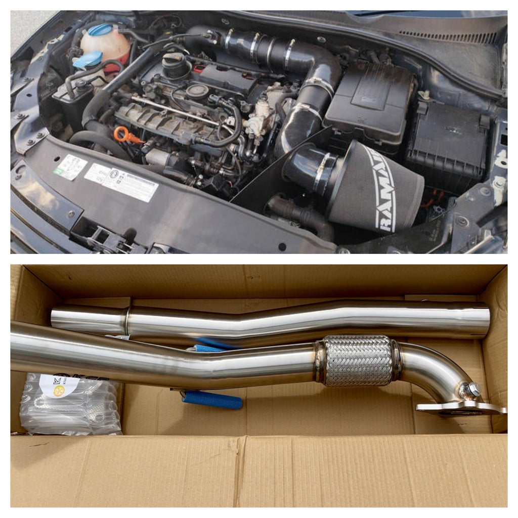 Over size Ramair Cold Air Intake Kit and High Flow Exhaust Catless Decat Downpipe Set For VW Golf MK5 GTI GTX 2.0T FSI, Audi A3 2.0 TFSI
Best Deal in NZ! NZ STOCK, Auckland New Zealand