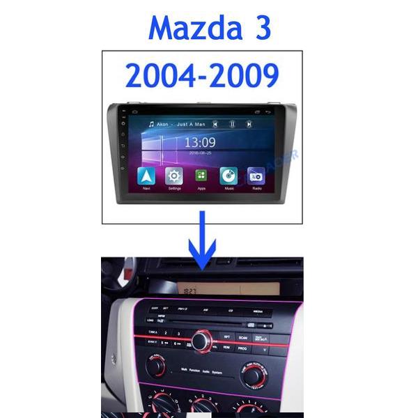 Car Stereo For Mazda 3 Mazda Axela Supports Apple CarPlay and Android Auto Car GPS NZ Maps Stereo WIFI GPS Quad Core for Mazda Axela 2004-2009