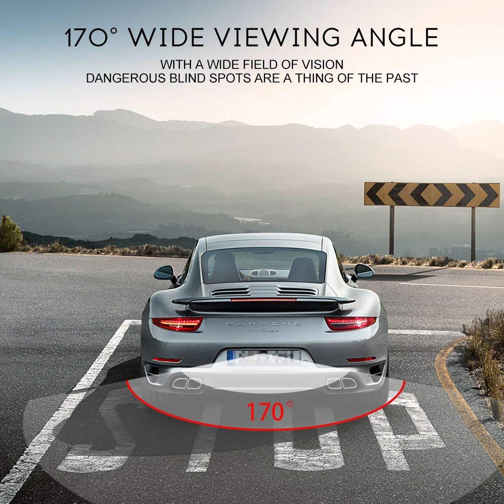 170 degree Angle Vehicle Rear Side View Camera Fish Eyes Night Vision Waterproof IP68 Car Reversing Camera