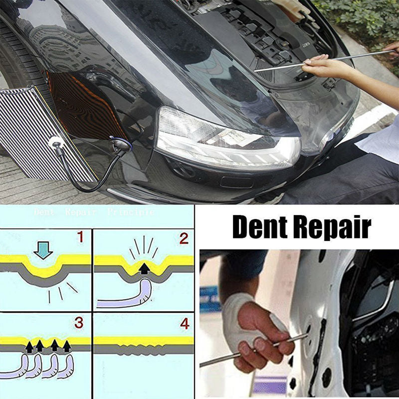 Automotive Paintless Dent Repair Removal Tools Puller Kits Hail Repair Tools PDR Hooks Rods Wedge Pump Tap Down Pen