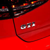 Badge GTI Emblem Sticker Suit For VW Golf MK5 MK6 MK7 GTI Polo GTI Front Grill Badge Rear Boot Trunk Car Badge