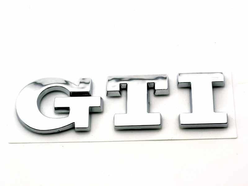 Badge GTI Emblem Sticker Suit For VW Golf MK5 MK6 MK7 GTI Polo GTI Front Grill Badge Rear Boot Trunk Car Badge