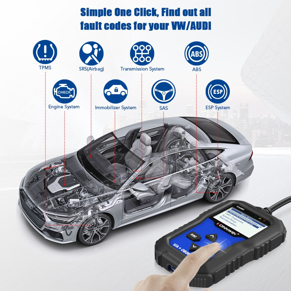 **SPECIAL** Diagnostic Scan tool for VAG Models Suits For VW Audi Skoda ABS Airbag Reset Oil Service Light EPB Diagnostic Tool For VAG Volkswagen