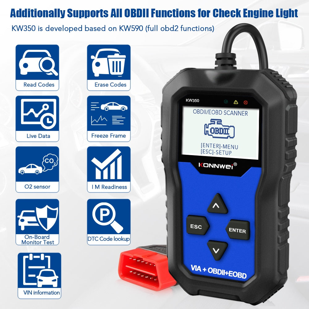 OBD2 Diagnostic Scanner for VAG Cars VW Audi Skoda ABS Airbag Reset Oil Service Light EPB Diagnostic Tool For VAG Volkswagen