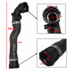 GATES Left Upper Cooling Radiator Hose Suitable for BMW 320 323 325 328 330 E46 1998-2005 17127510952