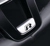 R Line Emblem For VW Golf MK7 Steering Wheel Cover Sticker Passat Jetta