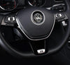 Steering Wheel Cover Sticker R Line Emblem For VW Golf MK7 Passat Jetta