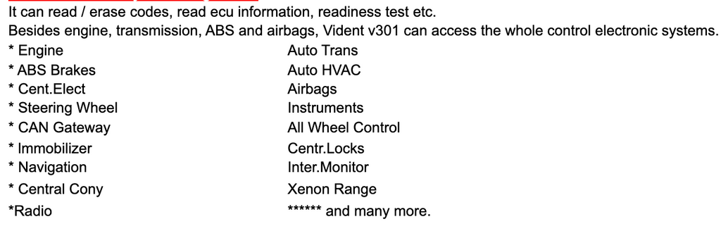 Full System OBD2 Scanner For VW Audi Skoda Seat Car Diagnostic Tool with SAS EPB DPF Oil Battery Reset