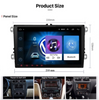 2G + 32G Suitable for VW Supports Apple CarPlay / Android Auto Android 11 Double DIN Head Unit Bluetooth, Radio, Video Player