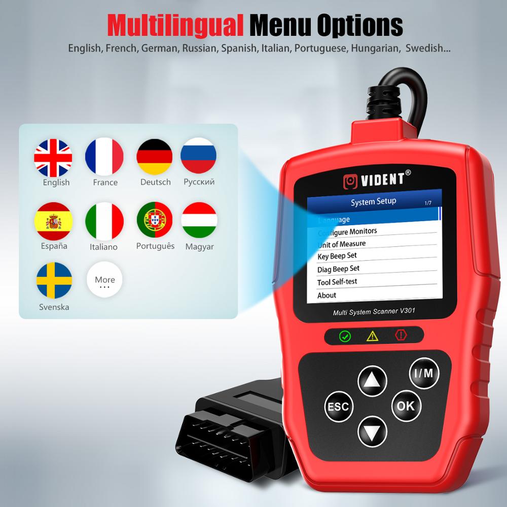 Full System OBD2 Scanner For VW Audi Skoda Seat Car Diagnostic Tool with SAS EPB DPF Oil Battery Reset