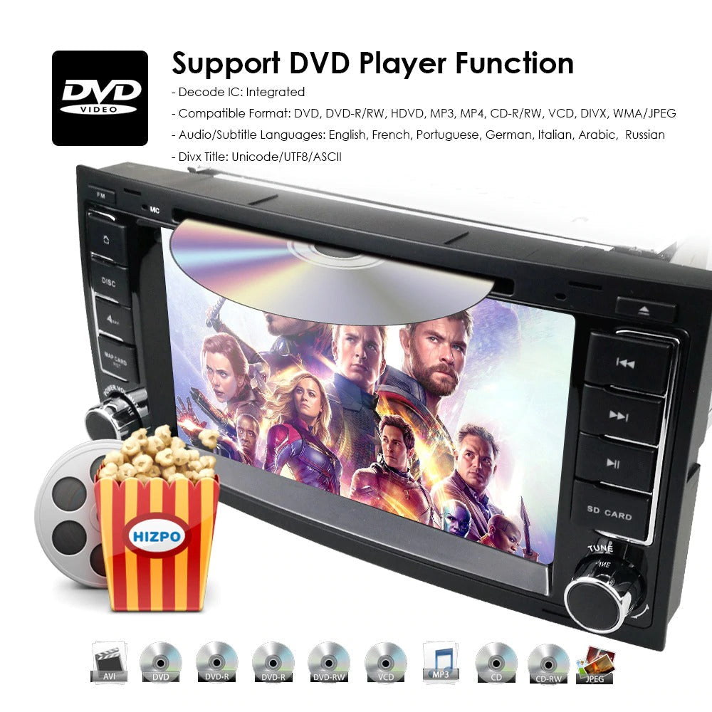 Car DVD Multimedia Player Suit Volkswagen Touareg T5 Multivan car DVD player GPS navigation Radio Stereo TV SWC BT