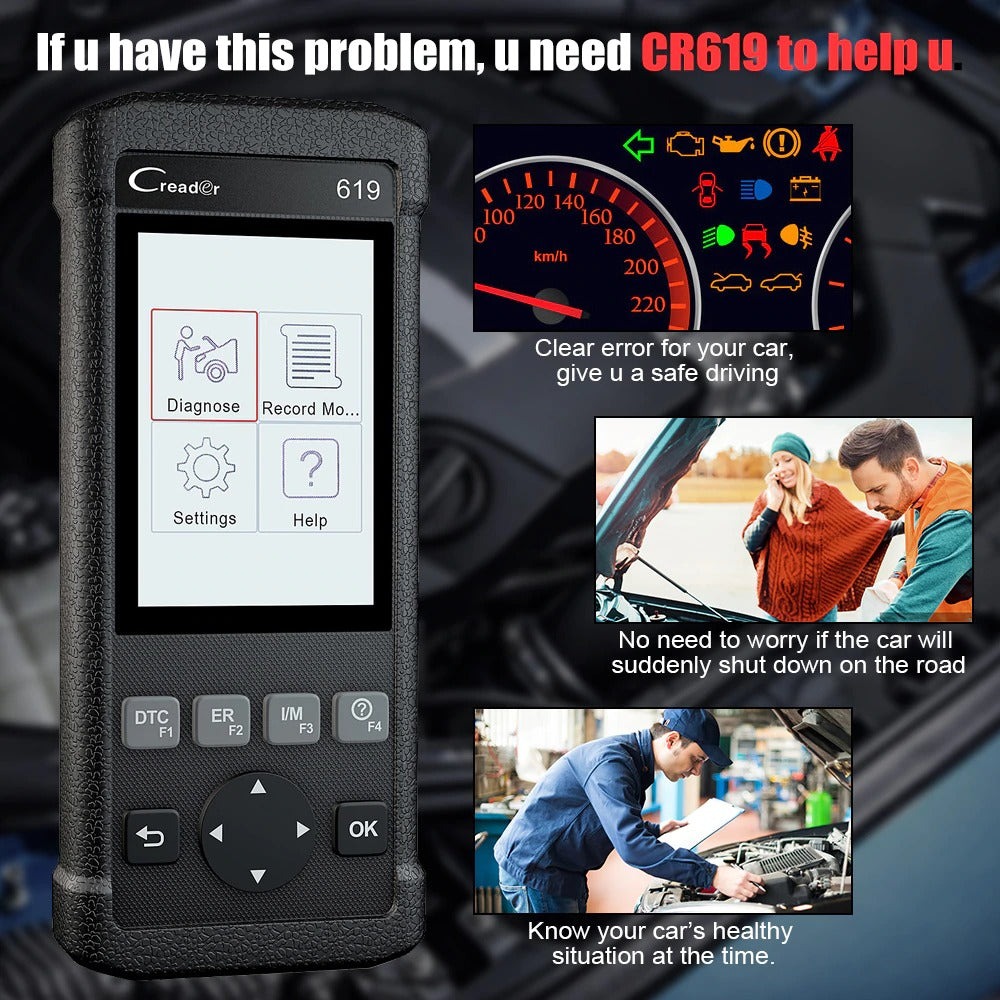 **SPECIAL** Scanner Engine ABS SRS ODB2 by LAUNCH Scan Tool Multi-language Launch OBDII Car Diagnostic Scan Tool Free Updates