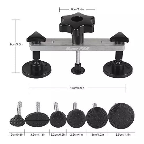 PDR Dent Puller Repair Tools Kit Car Dent Bridge Puller Set Repair 1-9cm Car Dent for Auto Repair Tool  Removing Dents Repair