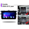 9 Inch Android Car Stereo Supports CarPlay and Android Auto Suit For Toyota Corolla Fielder E140/ E150 2006 - 2013 2 DIN