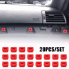 20pcs Interior Panel Fixing Buckle for BMW E46 / E65 / E66 / E83N Dashboard Dash Trim Strip Clips