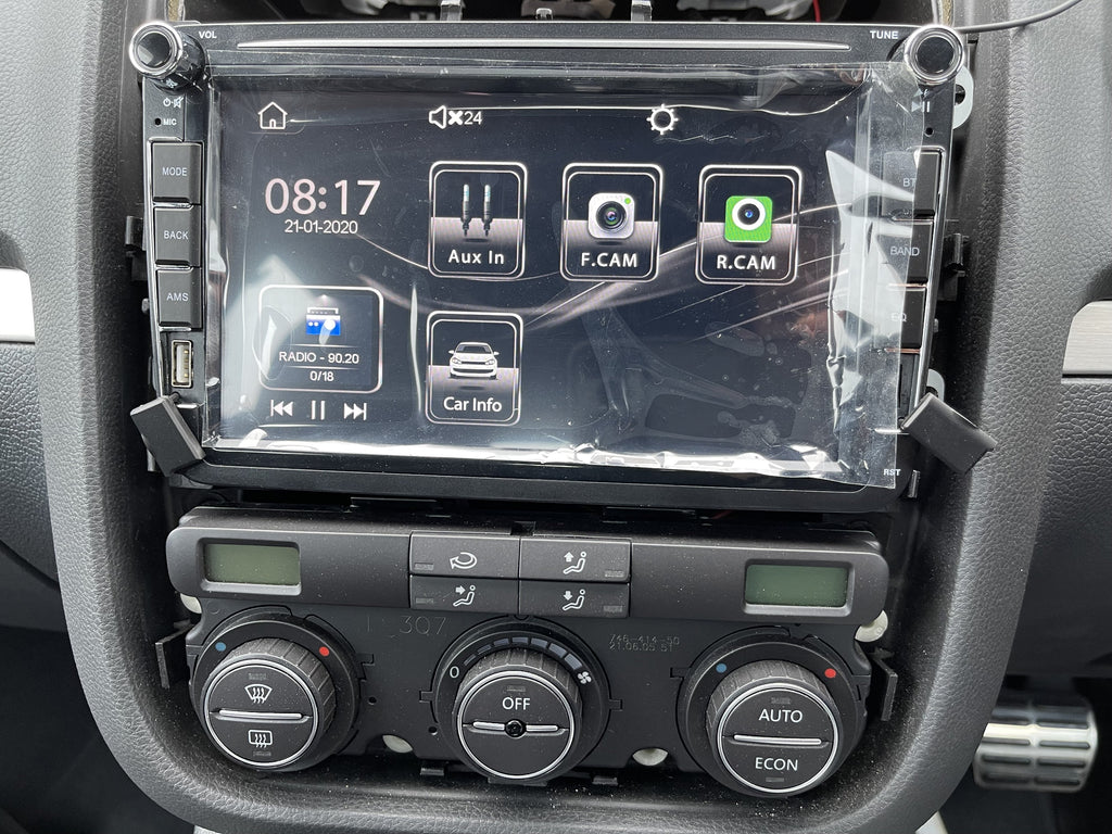 Car Stereo with Apple CarPlay / Android Auto Suit VW Golf MK5 MK6 Car Stereo Double DIN Head Unit, Bluetooth