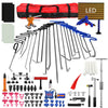 PDR Tool for Hail Damage Removal PDR Rods Dent Puller Slide Hammer Dent Lifter Glue Gun Tap Down Pdr Light Reflect Board