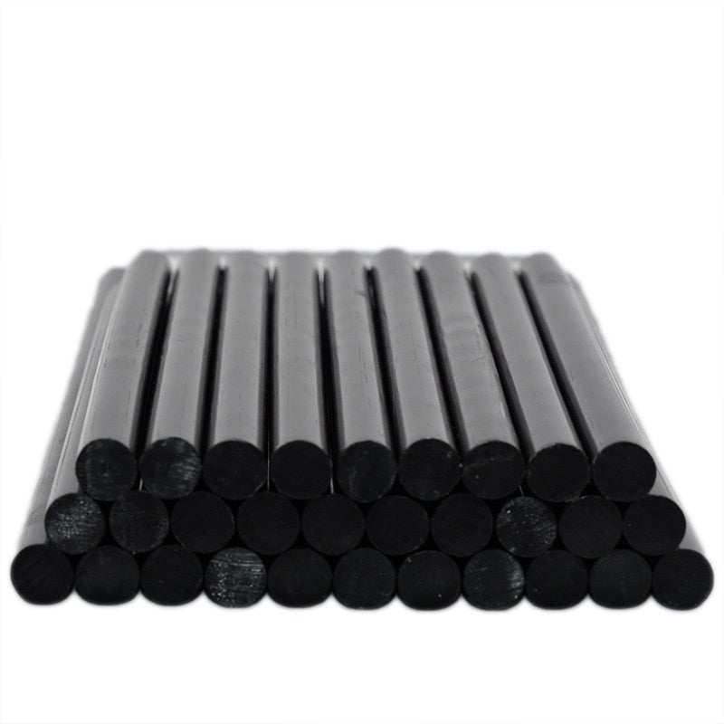 40PCS x 7mm x 100mm Black Glue Sticks PDR Painltess Dent Removal Glue