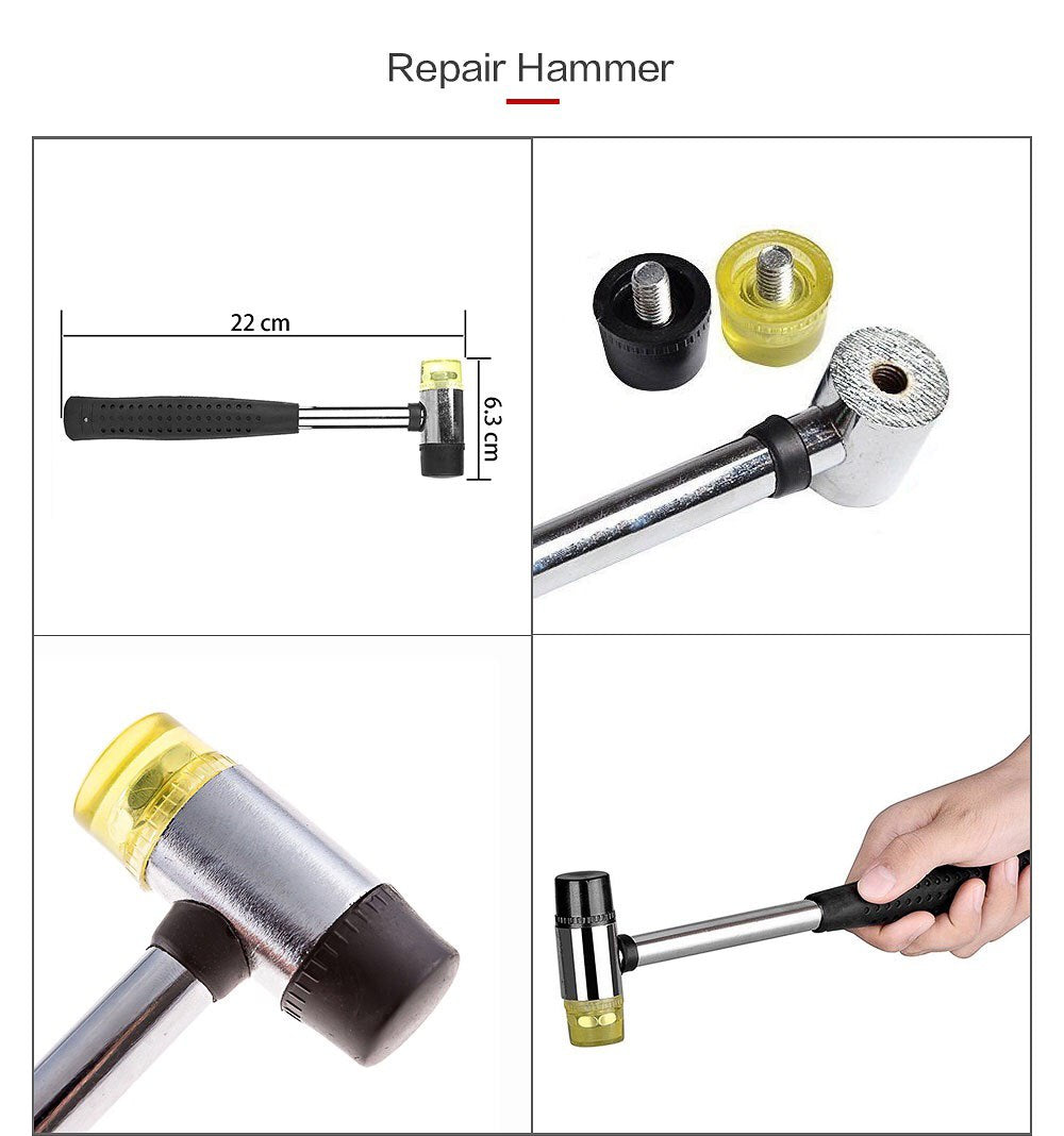 Compre Dent Repair Tools Carbon Fiber Hammer Tap Down Tools Paintless Dent  Repair Removal Hand Tools Auto Repair Hammer