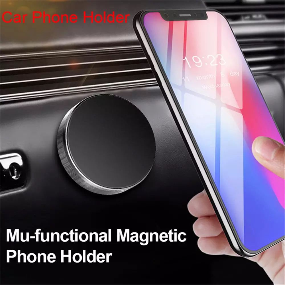 *** PAIR *** Magnetic Phone Holder suit for iPhone, Samsung (BLACK + SILVER)