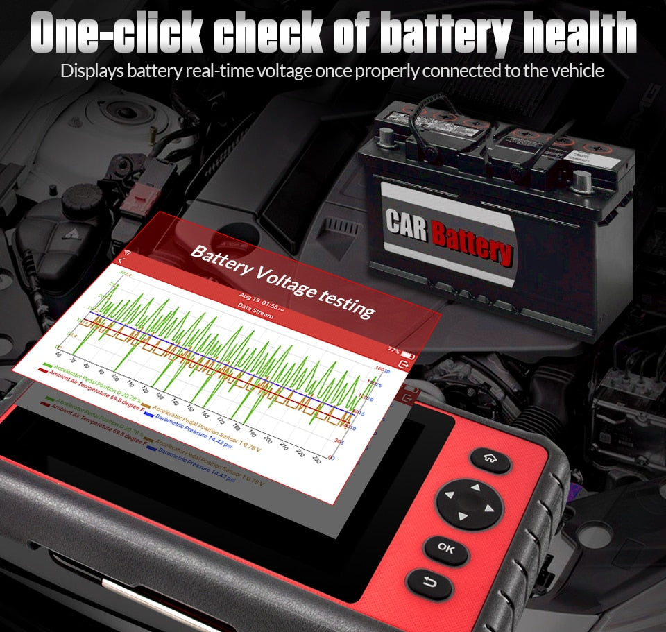 LAUNCH X431 CRP909E Professional Full System Car Scan Tool TPMS DPF IMMO 15 Reset OBDII OBD2 Scanner CRP909