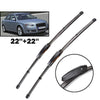 Front Wiper Blades For Audi A4 B7 S4 RS4 2004 - 2008 Windshield Windscreen Front Window 22"+22"