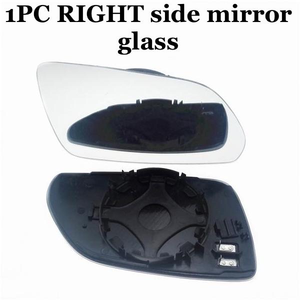 VW POLO 2001-2009, SKODA OCTAVIA 2004-2012 RIGHT Wing Side Mirror Glass Heated