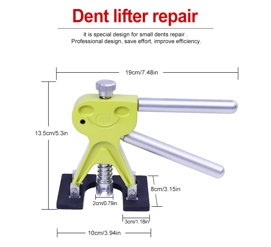 PDR Tools Kit DIY Remove Dent Paintless Dent Repair Tool Car Dent Remover Reverse Hammer Straightening Pulling Dents Instruments