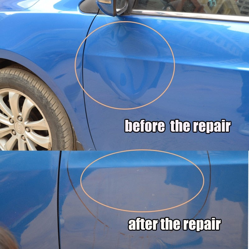 PDR Paintless Dent Repair Tool Set Car Dent Removal Repair Tool kit Stainless Steel Push Rods Crowbar Kit Car Body Repair Tools