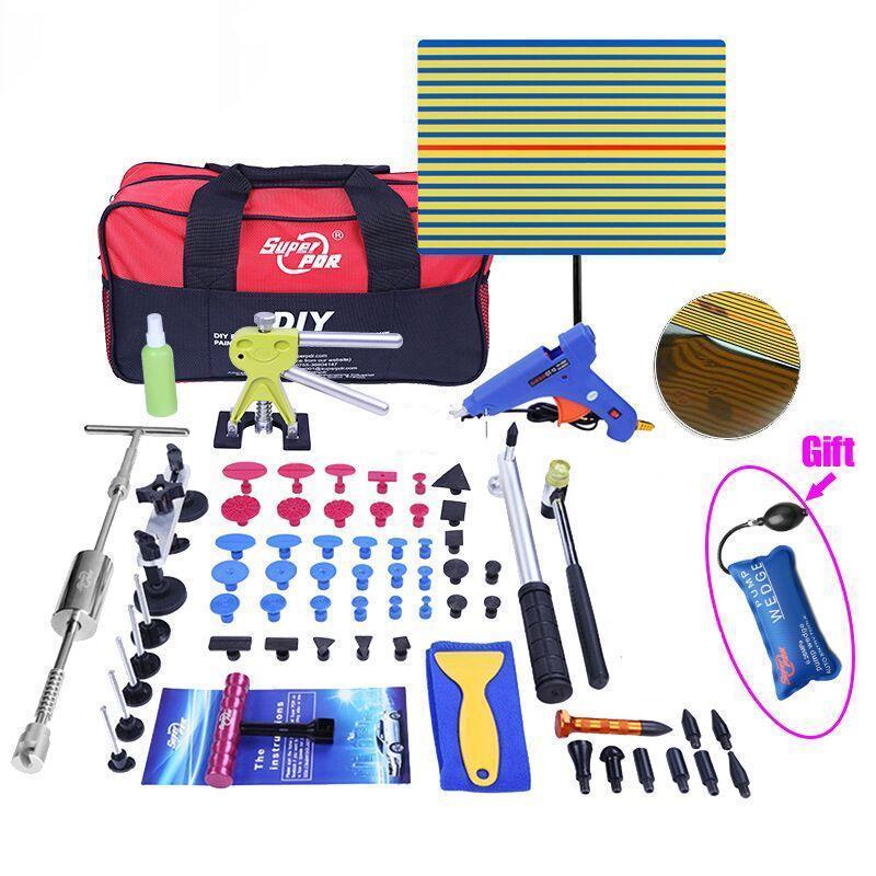 PDR Tools Kit DIY Remove Dent Paintless Dent Repair Tool Car Dent Remover Reverse Hammer Straightening Pulling Dents Instruments