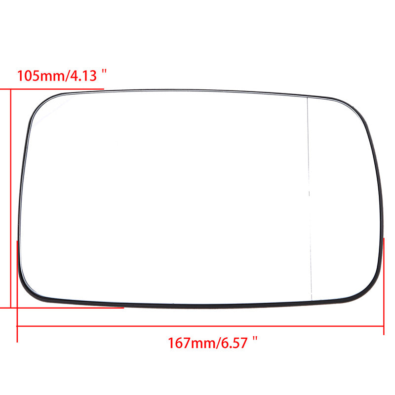 Right Side Rearview Mirror Glass Heated for BMW E65 E66 E67 and 3-Series E46 Coupe 1999.04-2006.06 Rear View Mirror