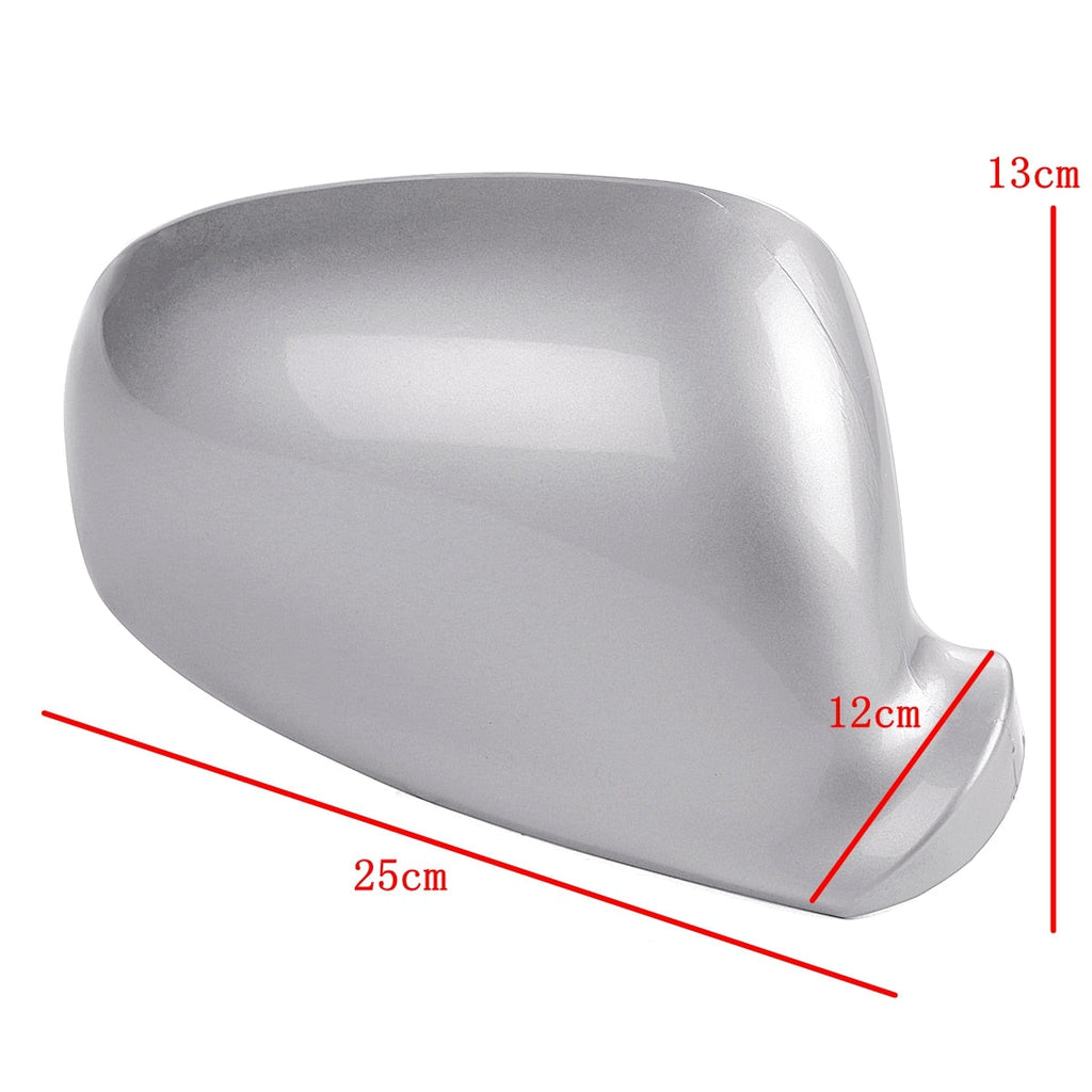 (LEFT) Silver Mirror Cover + Mirror Glass + Mirror Indicator SET suit For VW Golf 5 MK5