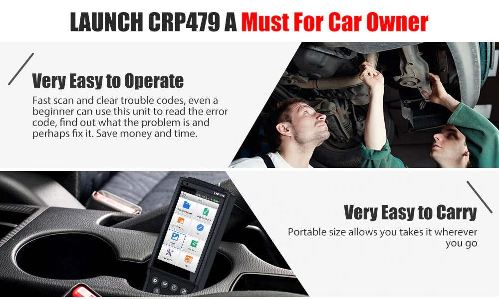 LAUNCH X431 CRP479 OBD2 Scanner JOBD Auto Scanner ABS TPMS DPF IMMO Key EPB Oil Reset Car diagnostic Tool OBD2 LAUNCH X431 WIFI