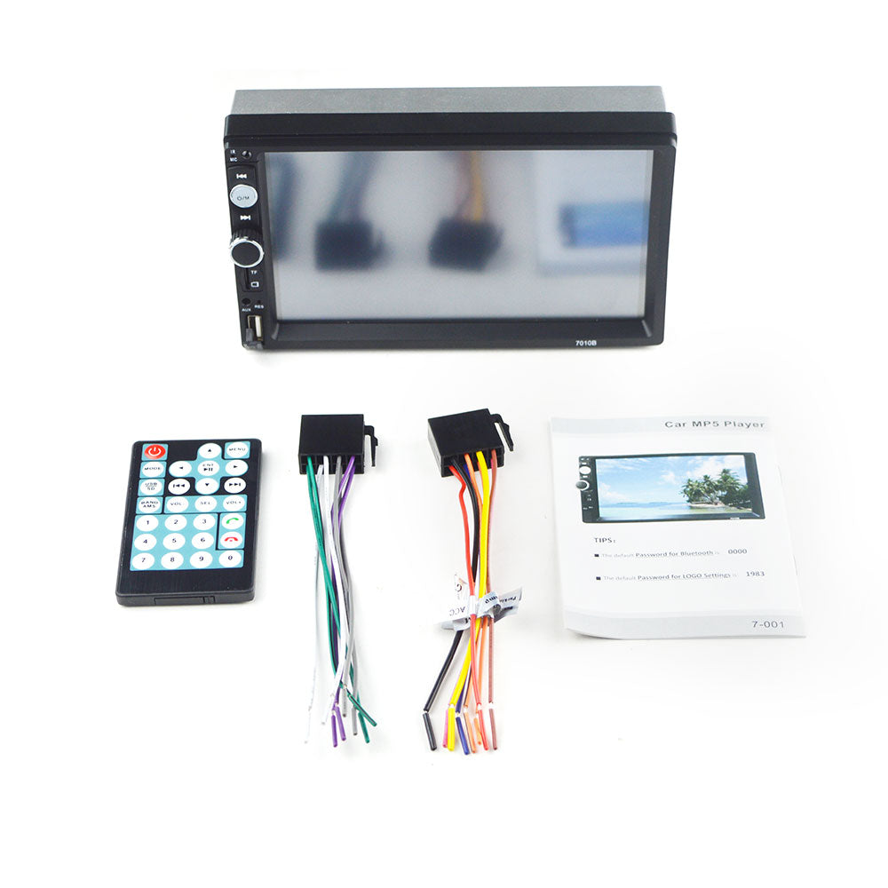 Car Stereo Double DIN Head Unit, Bluetooth, Mirror Link, Touch Screen, Hands Free Calls