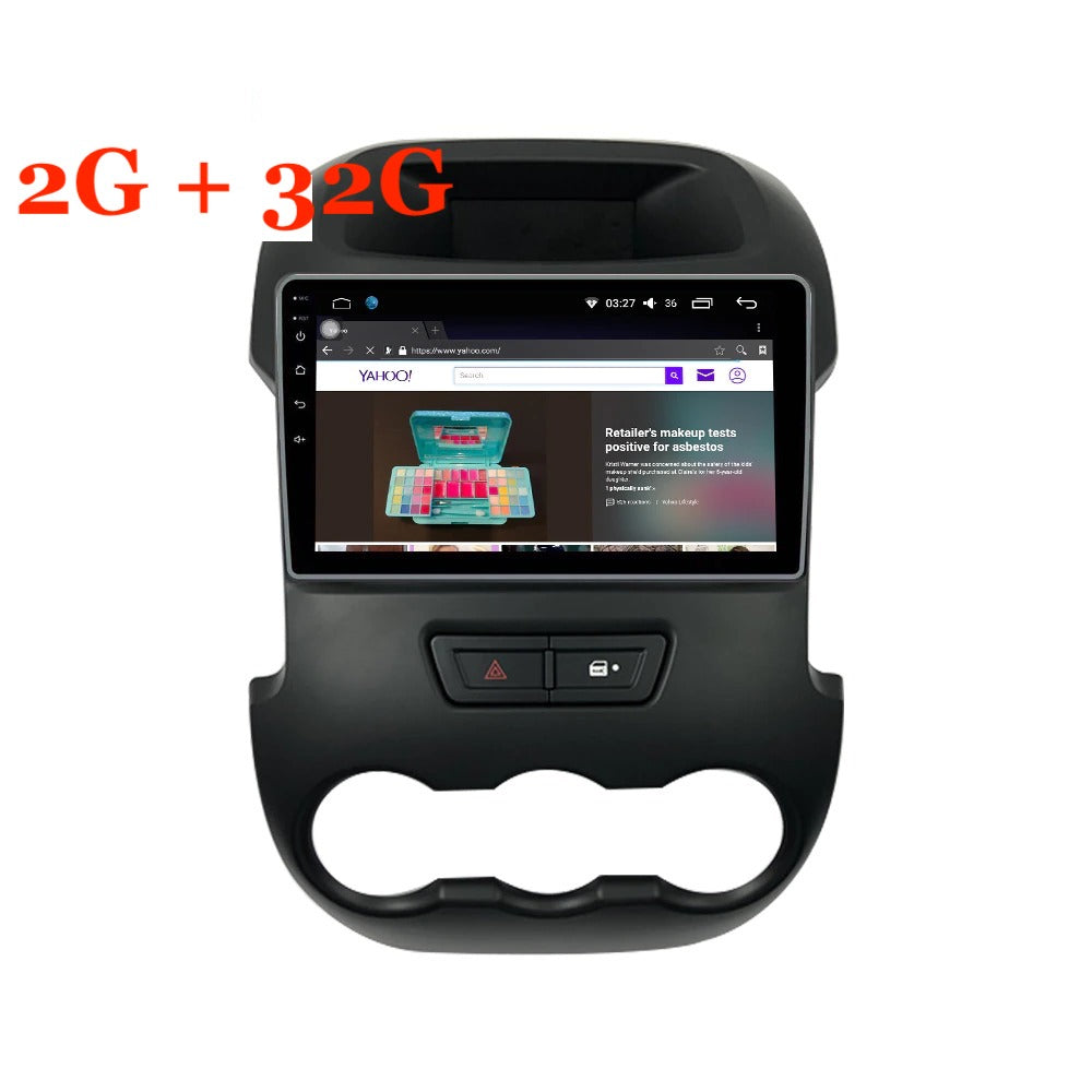 Ford Ranger Stereo Supports Apple CarPlay And Android Auto Android 2+32G For Ford RANGER 2011-2016 GPS NZ Map Octa Core Android 10.0 Car DVD GPS Navigation Multimedia Player Deckless Radio WIFI