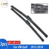 Front and Rear Wiper Blades Set Suit For VW Golf MK7 2012 - 2018 2017 2016 Windshield Windscreen 26"18"11"