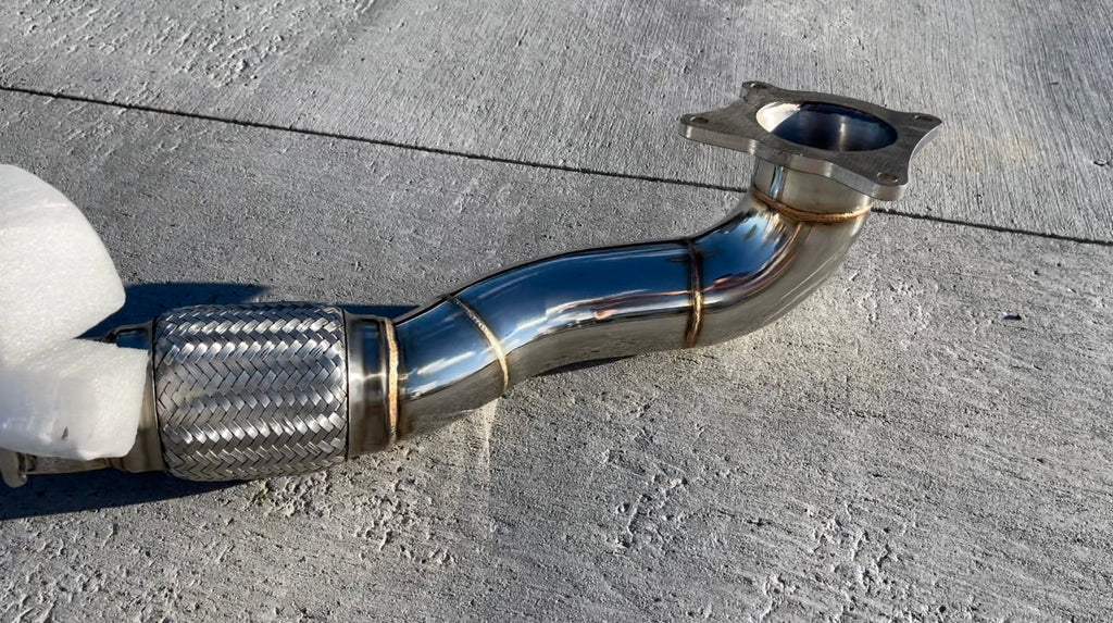 KCP 3” Stainless Steel Exhaust Decat Downpipe Suit For VW Golf 6 R 2.0T AWD / AUDI 8P AWD A3 / S3