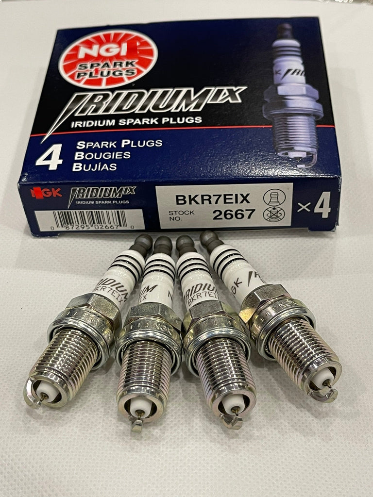 NGK 2.0T Spark Plugs Set of 4 Suitable For VW Audi NGK BKR7EIX (NGK 2667) PFR7S8EG