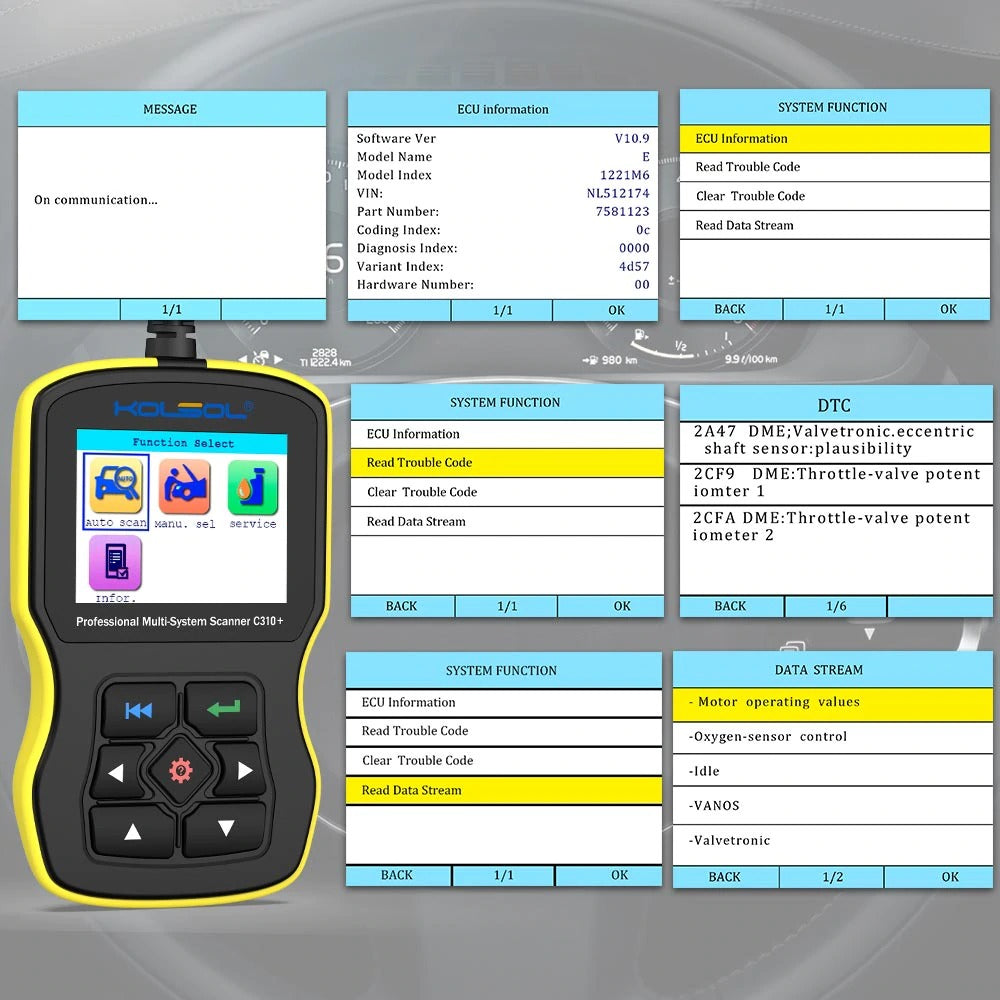 Full System Scan Tool Compatible with BMW Scanner